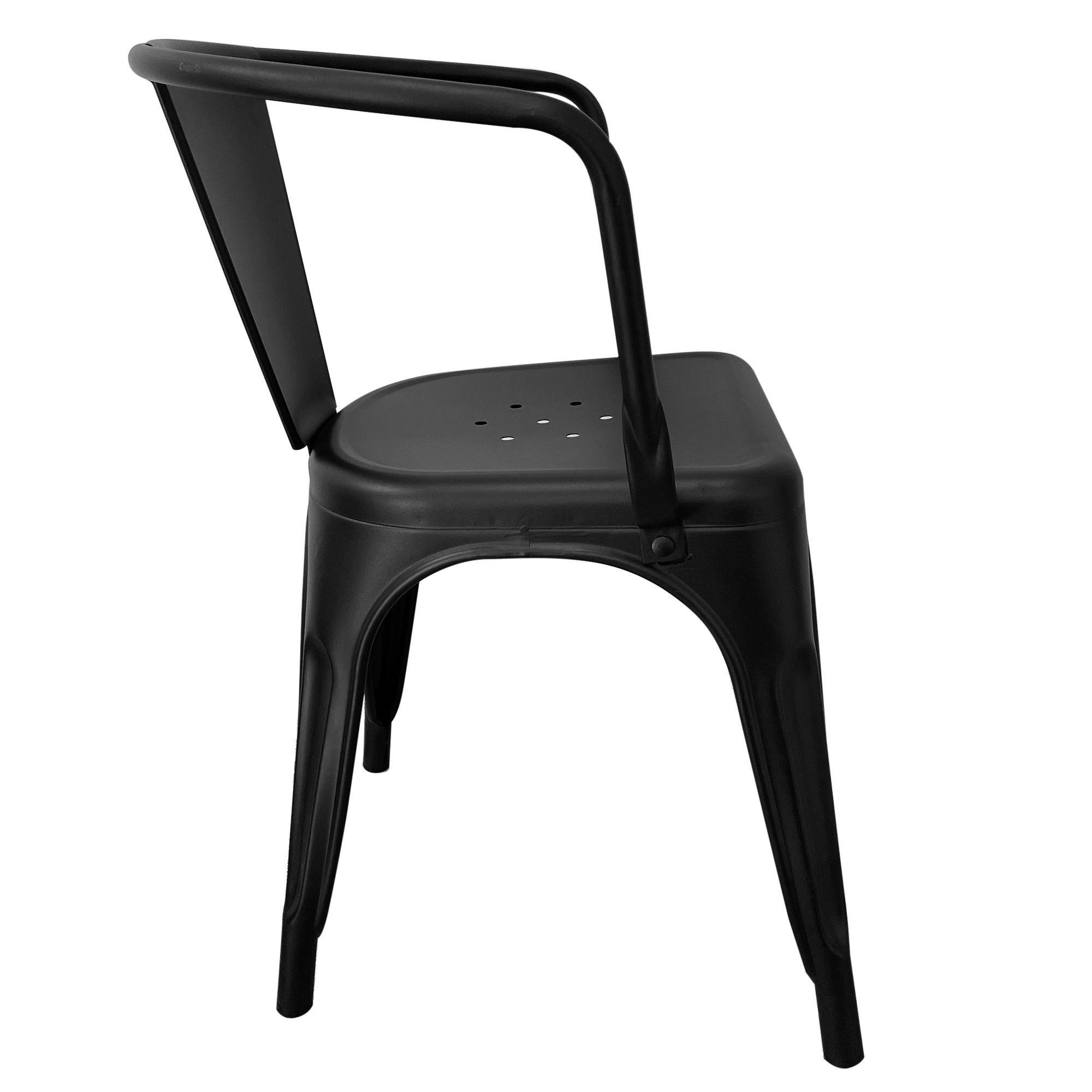 Sillon Tolix Negro Matte X2-3