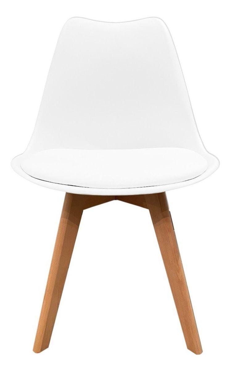 Silla Tulip Refuerzo Metal Blanca X4-3