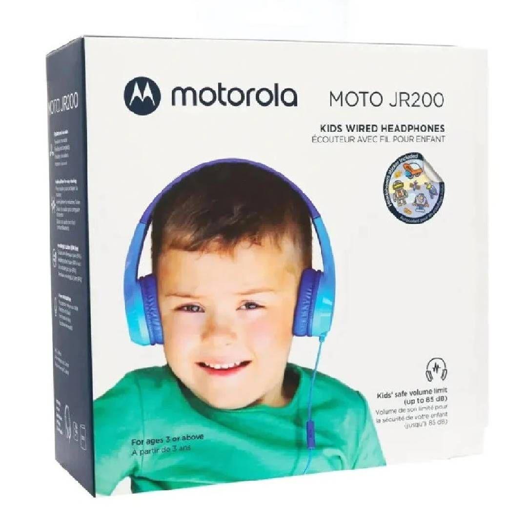 Audífonos Motorola JR 200 Azul Over-Ear con Cable-1