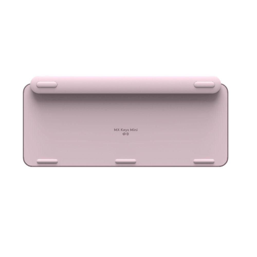 Teclado Logitech MX Keys Mini Rosado Inalambrico Bluetooth-2