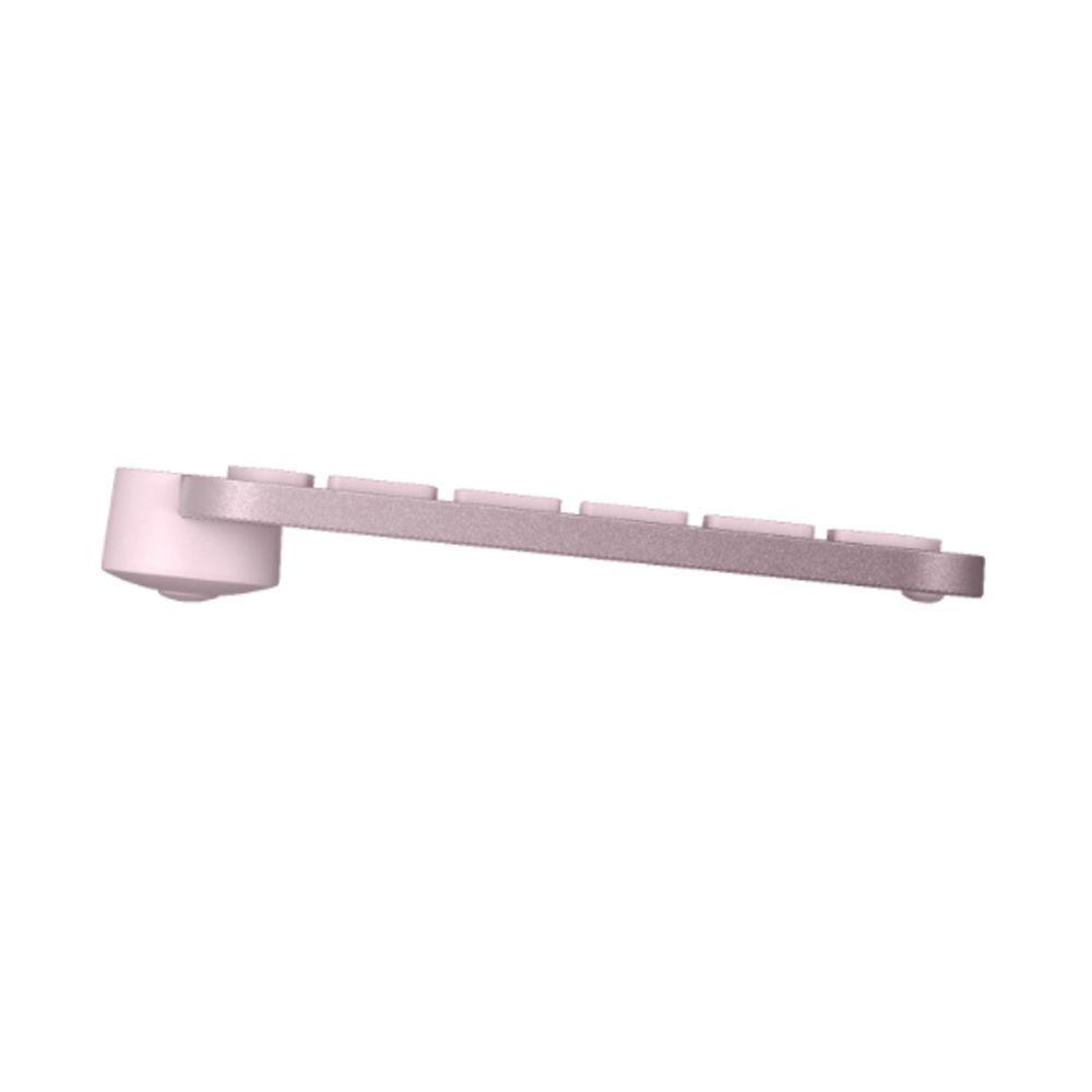 Teclado Logitech MX Keys Mini Rosado Inalambrico Bluetooth-3