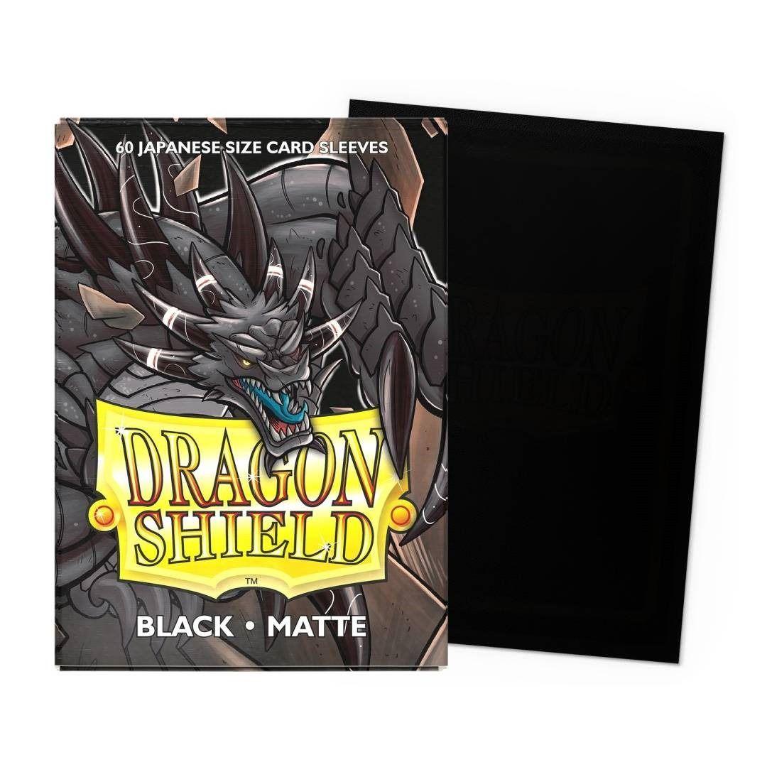 Protectores Dragon Shield: Japanese- Matte Black (60 ct.)-1