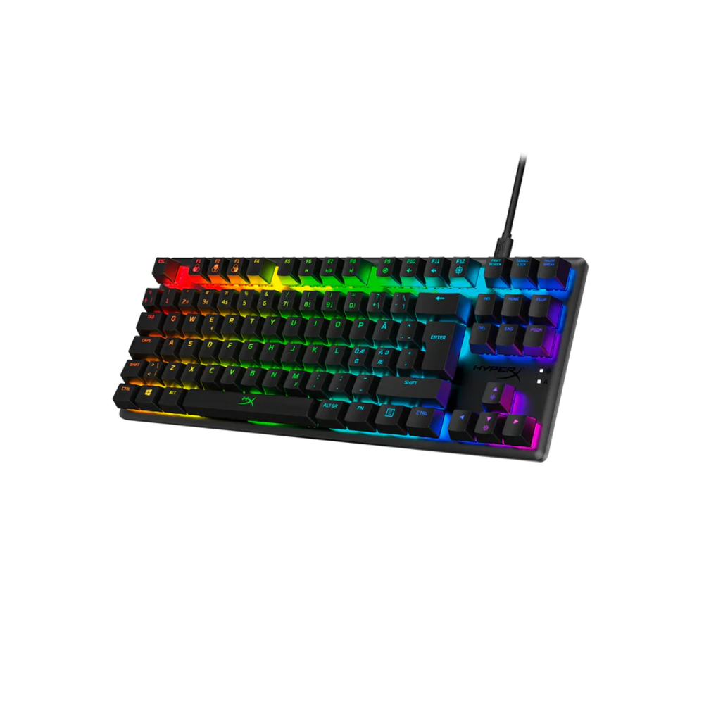 Teclado Gamer HyperX Alloy Origins Core Sw Aqua TKL Inglés-0