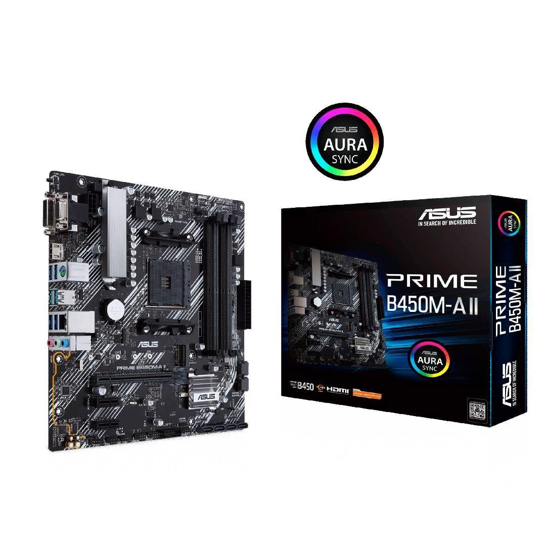 Placa Madre Asus Prime B450M-A II AM4 DDR4-2