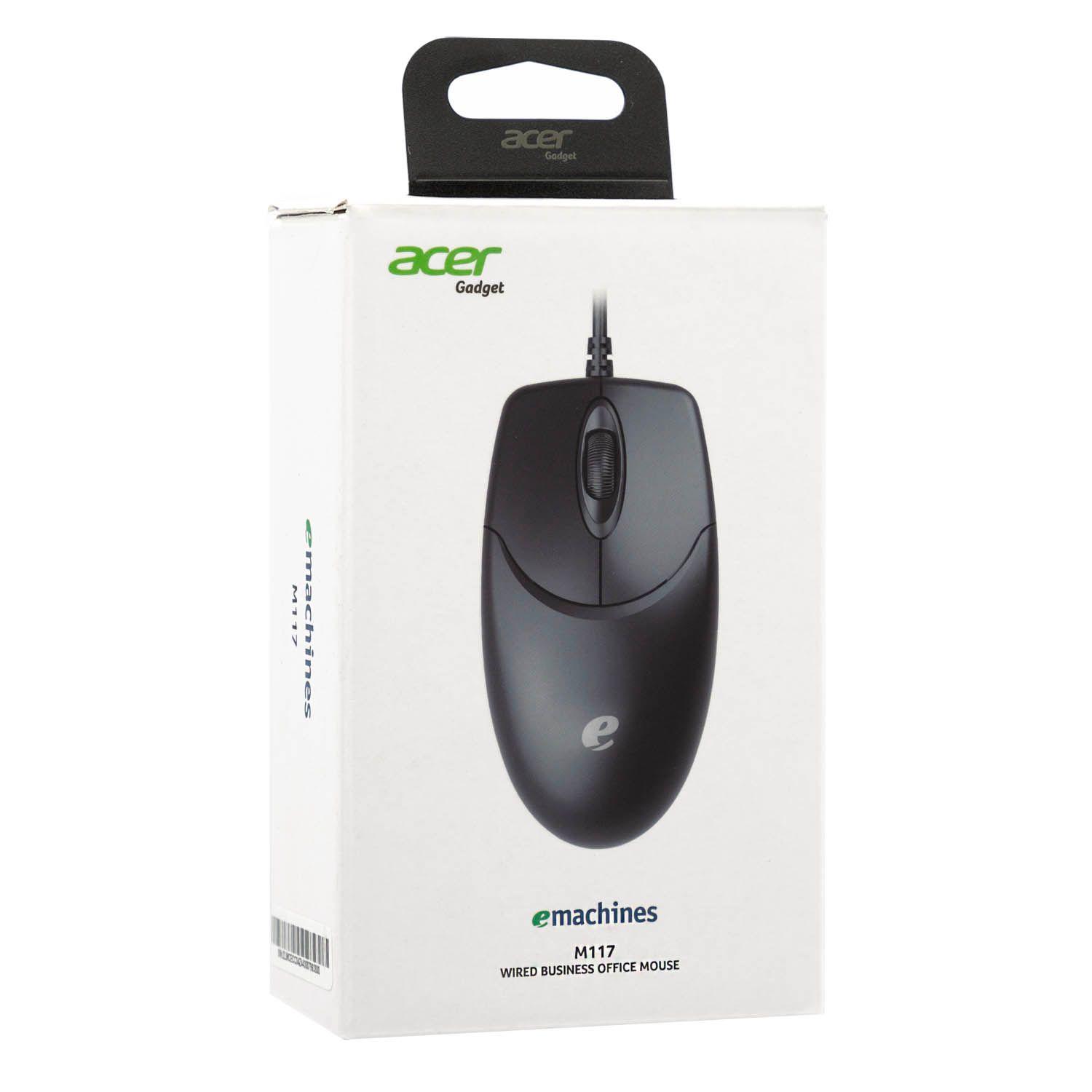 MOUSE ACER M117 ALAMBRICO NEGRO-3