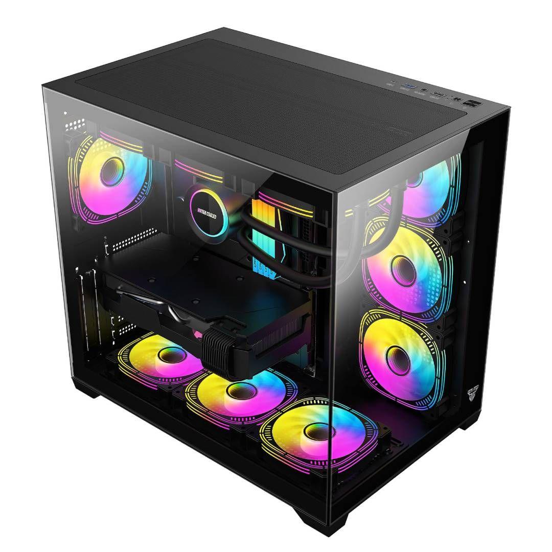 Gabinete Fantech CG85 LUMINA RGB Black-4