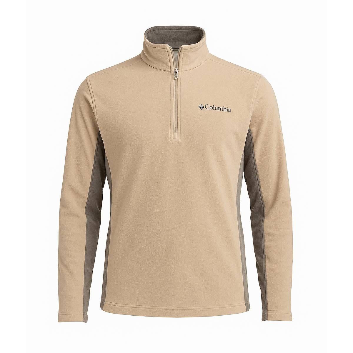 Polerón Columbia Hombre Beige con Gris - Talla M-0
