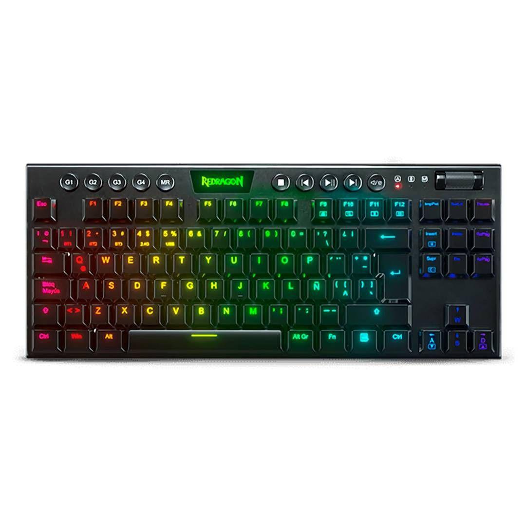 Teclado Mecánico Redragon Horus TKL K621SP Negro Inalambrico-0