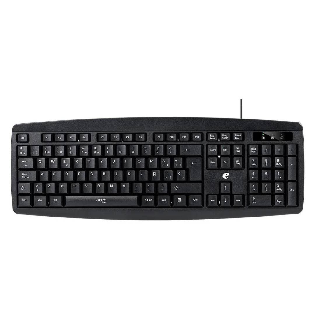 Kit Teclado y Mouse Acer EAK030 SP Alámbrico Negro-2