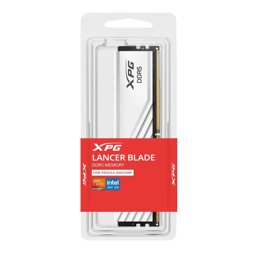 Memoria RAM XPG Lancer Blade DDR5 6400MTs 16GB Blanco-2