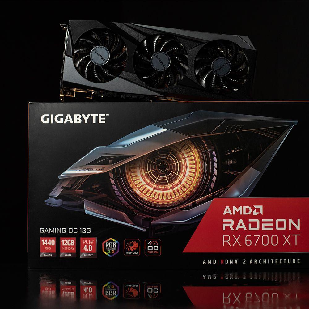 Tarjeta Gráfica Gigabyte RX 6700 XT Gaming OC 12G-1