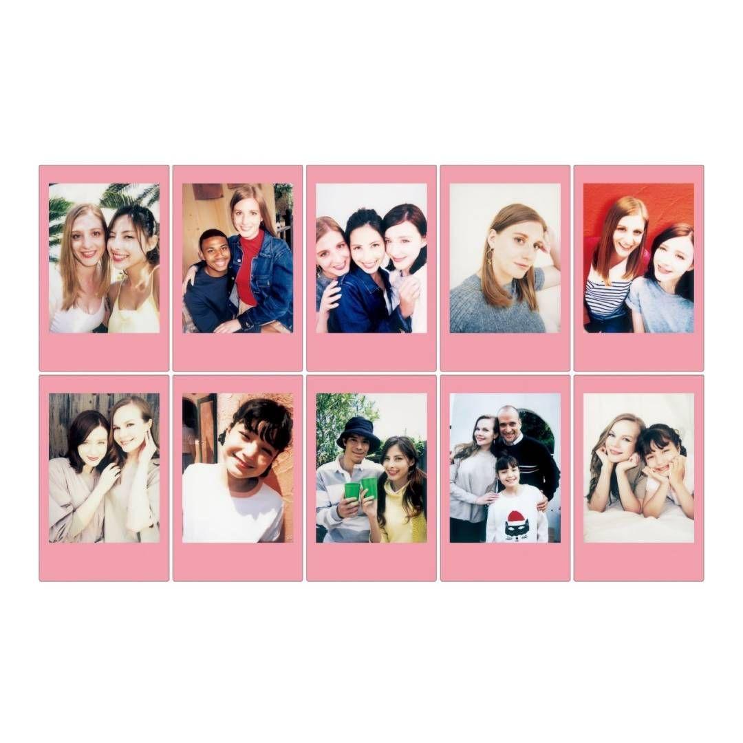 Pack de 10 Film Instax Mini, Diseño Pink Lemonade-1