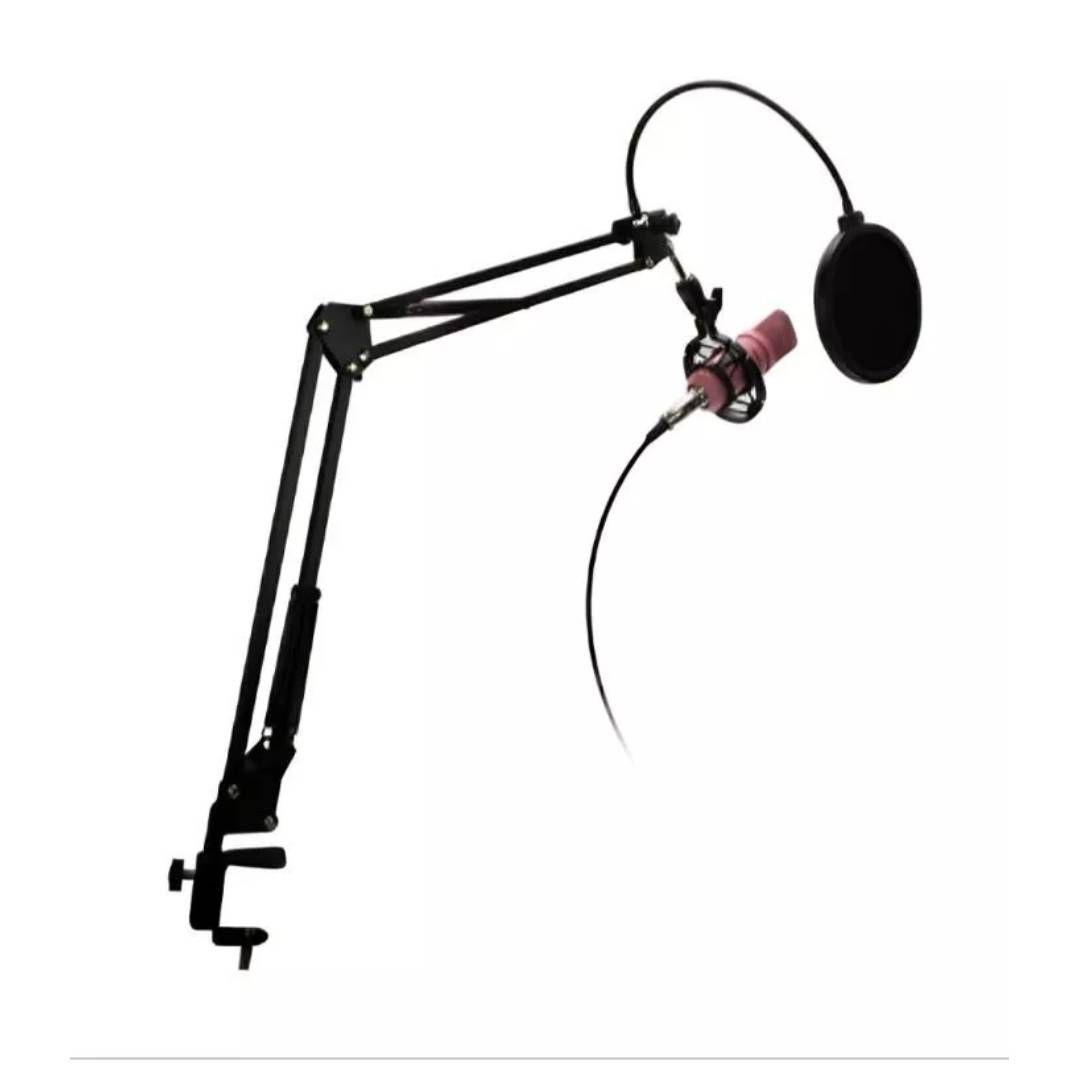 Kit Micrófono para Streaming Philco Rosado-3