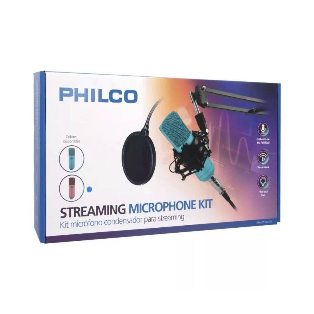 Kit Micrófono para Streaming Philco Rosado-4
