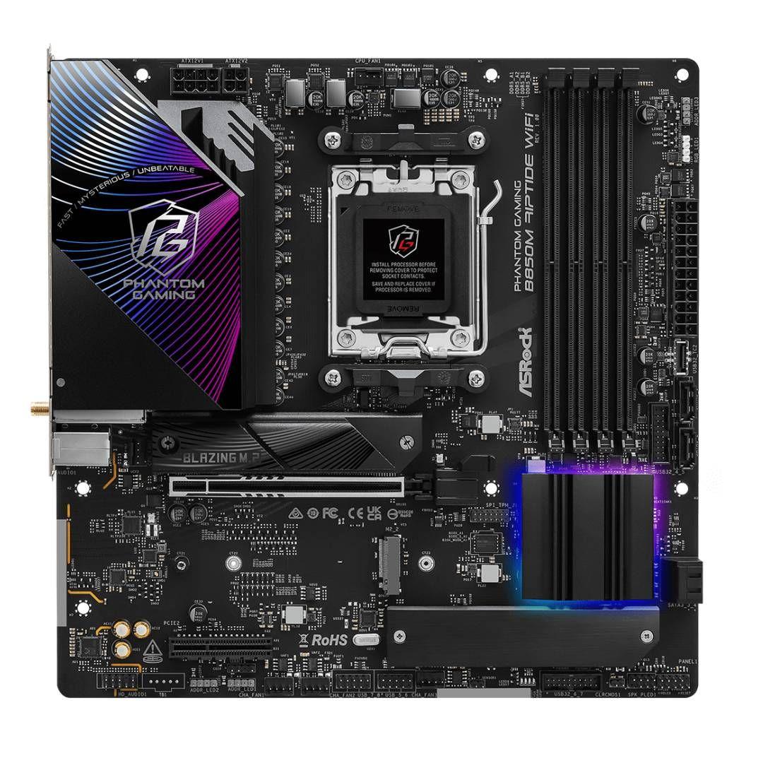 Placa Madre ASRock B850M Riptide WI-FI AM5 DDR5-2