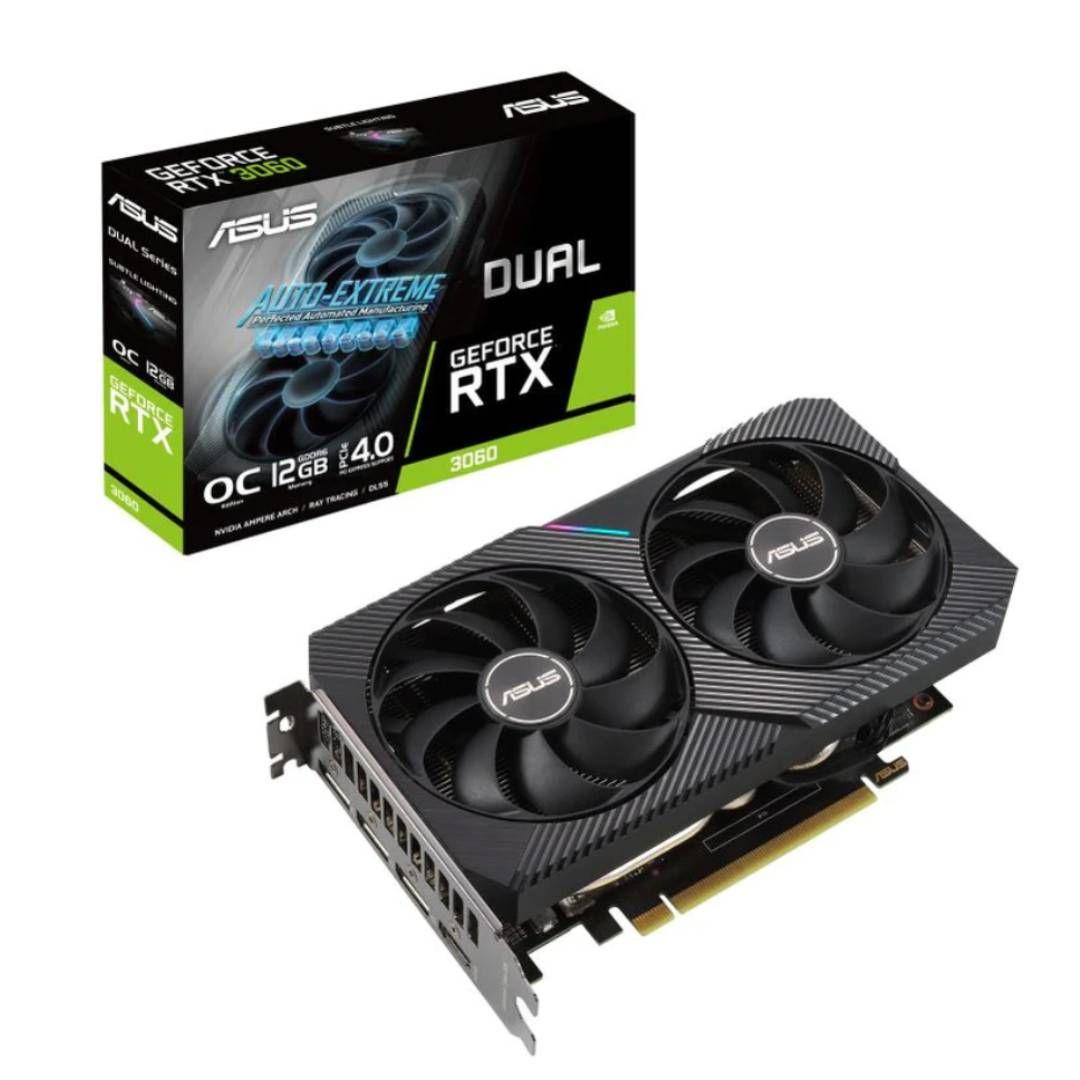 Tarjeta Grafica Asus NVIDIA GeForce RTX3060 Dual O12G-0