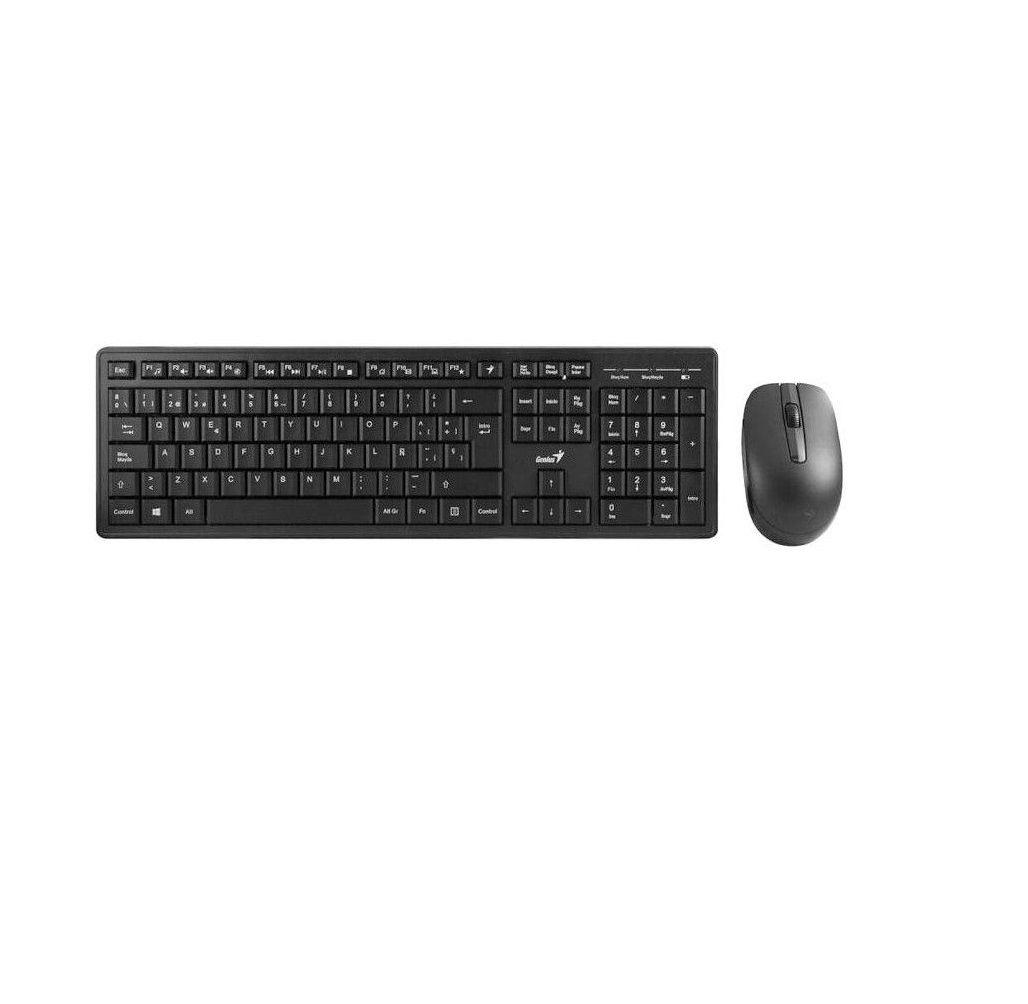 Kit Teclado y Mouse Genius KM-8200 Inalambrico Negro-1
