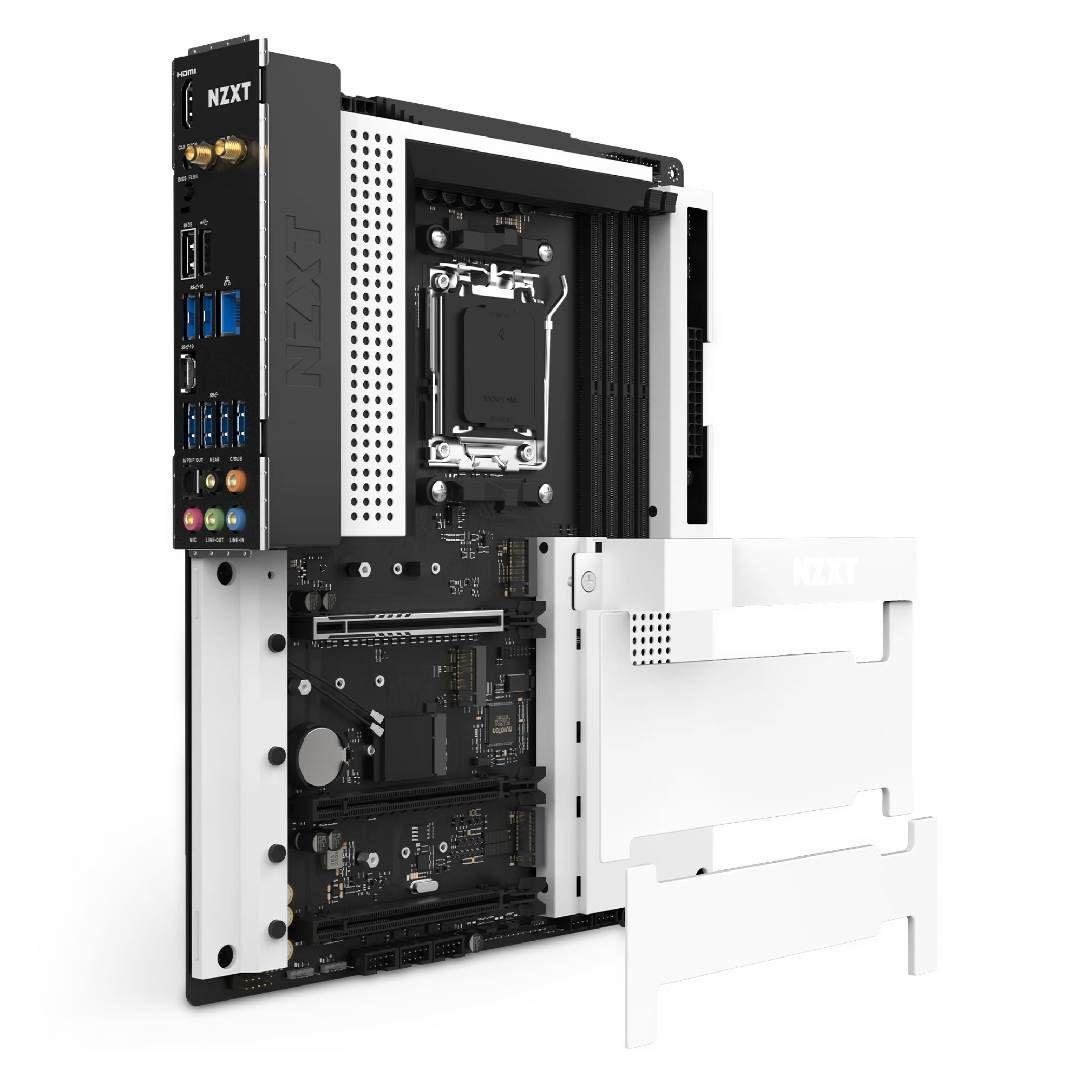 Placa Madre NZXT N7 B650E - AM5, ATX, White-3