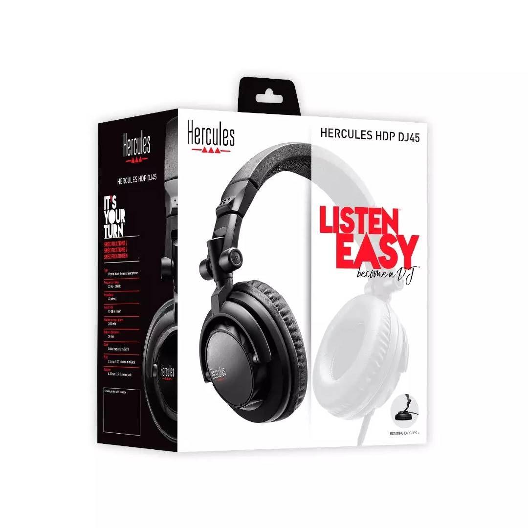Audifonos DJ Hercules DJ45, Over-Ear, Closed Back, 60 ohm-4