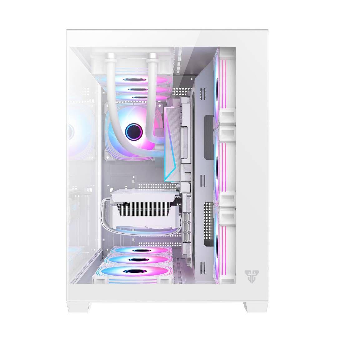 Gabinete Fantech CG85 LUMINA RGB White-5