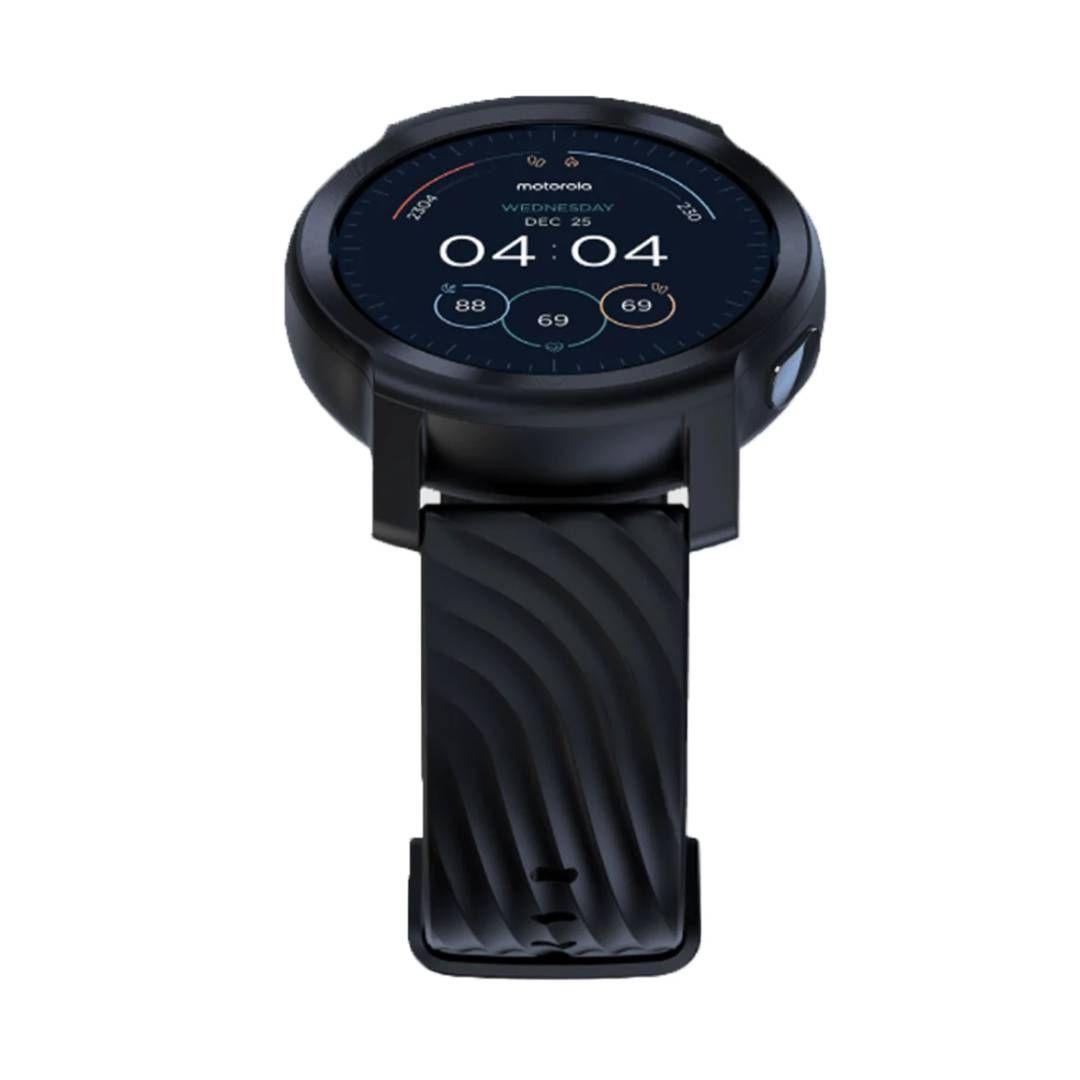 Reloj Inteligente MOTOROLA WZ100 Resistente al Agua Negro-1