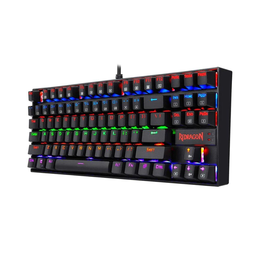 Teclado gamer Redragon Kumara K552 Red español negro rainbow-0