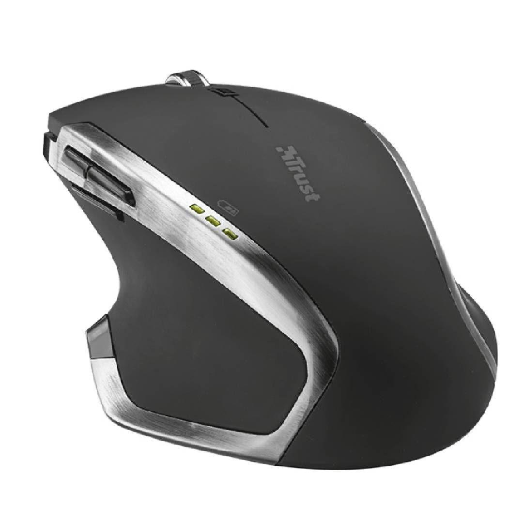 Mouse Trust Evo Laser inalámbrico con diseño ergonómico-1