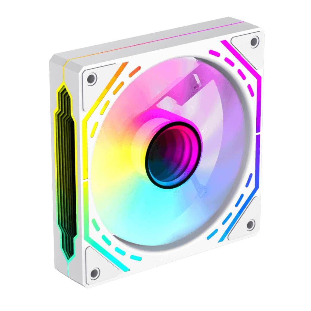 Ventilador Gamemax FN12A-S2I-W, 120mm ARGB Blanco-2