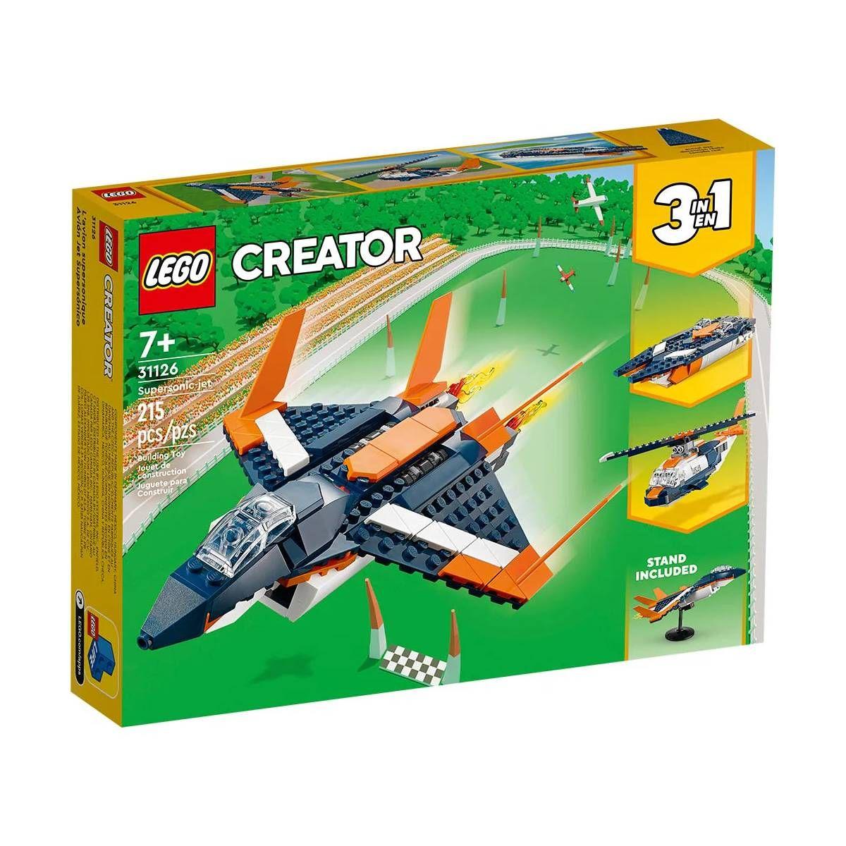LEGO Creator 3 en 1: AVIÓN JET SUPERSÓNICO 31126-4