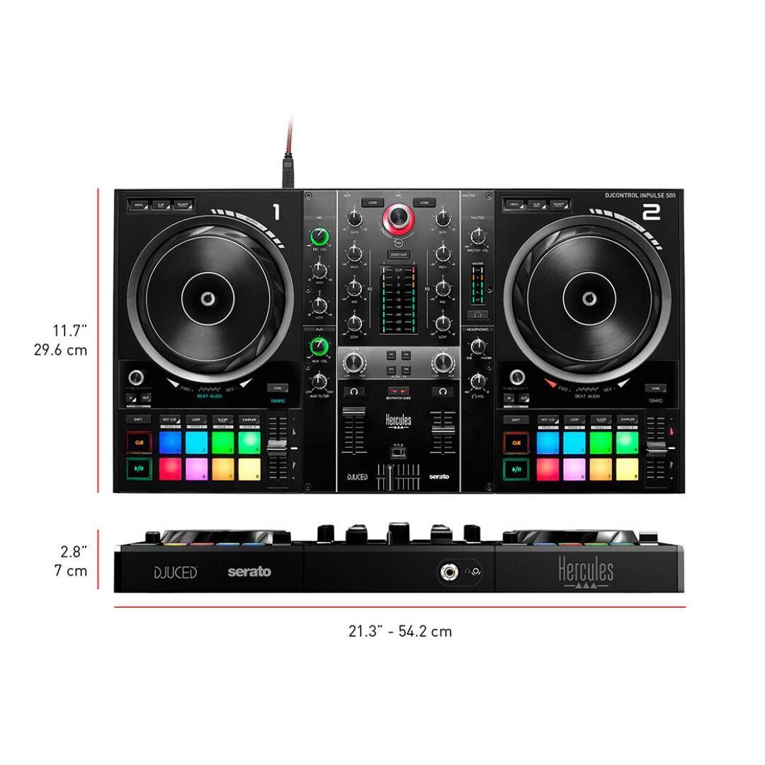 Controladora DJ Hercules Impulse 500-4