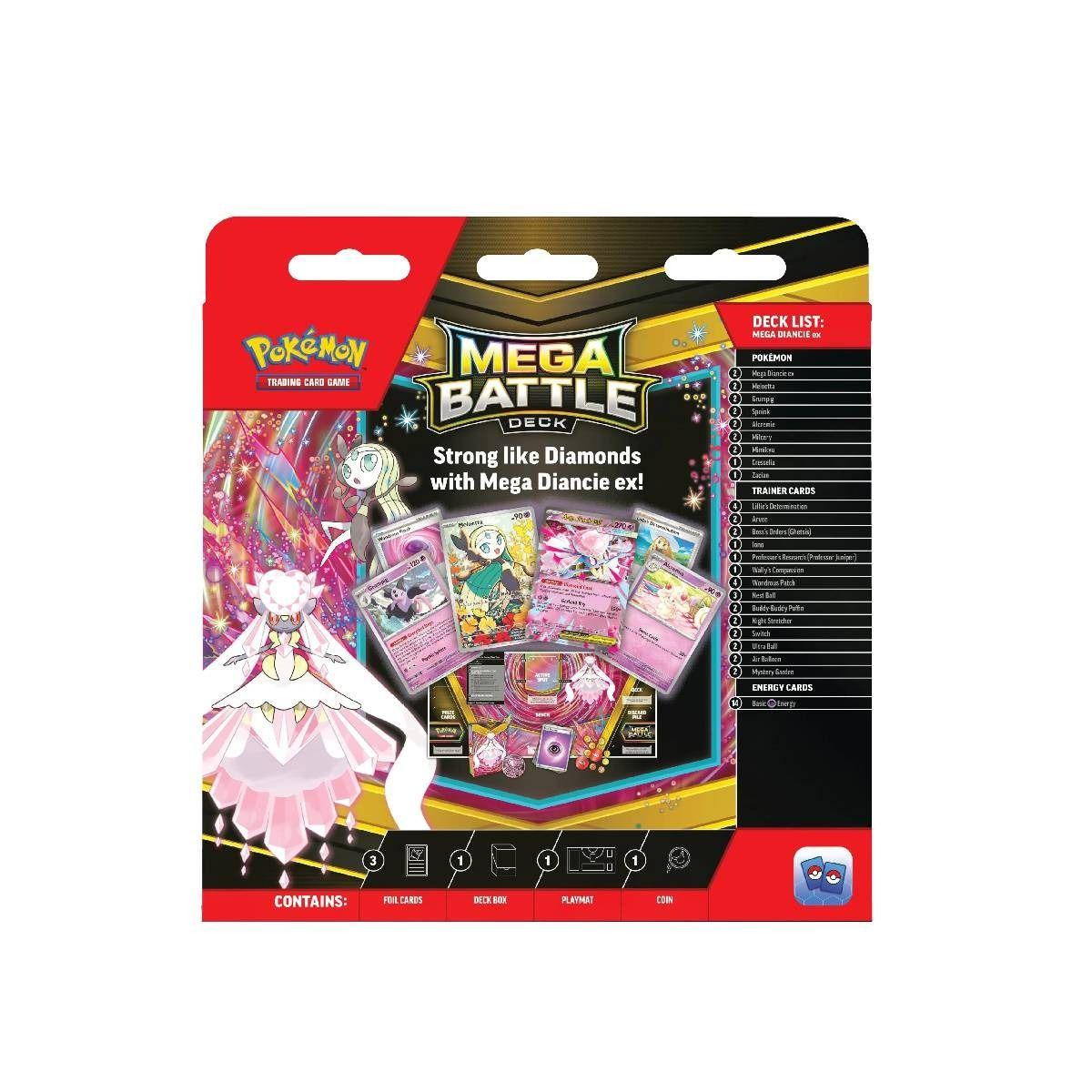 Pokémon TCG: Mega Battle Deck, Mega Diancie ex, Inglés-2