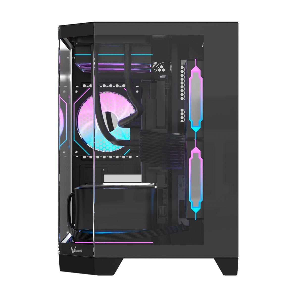 Gabinete Formula Crystal Z6M FLOE Black m-ATX, m-ITX-3