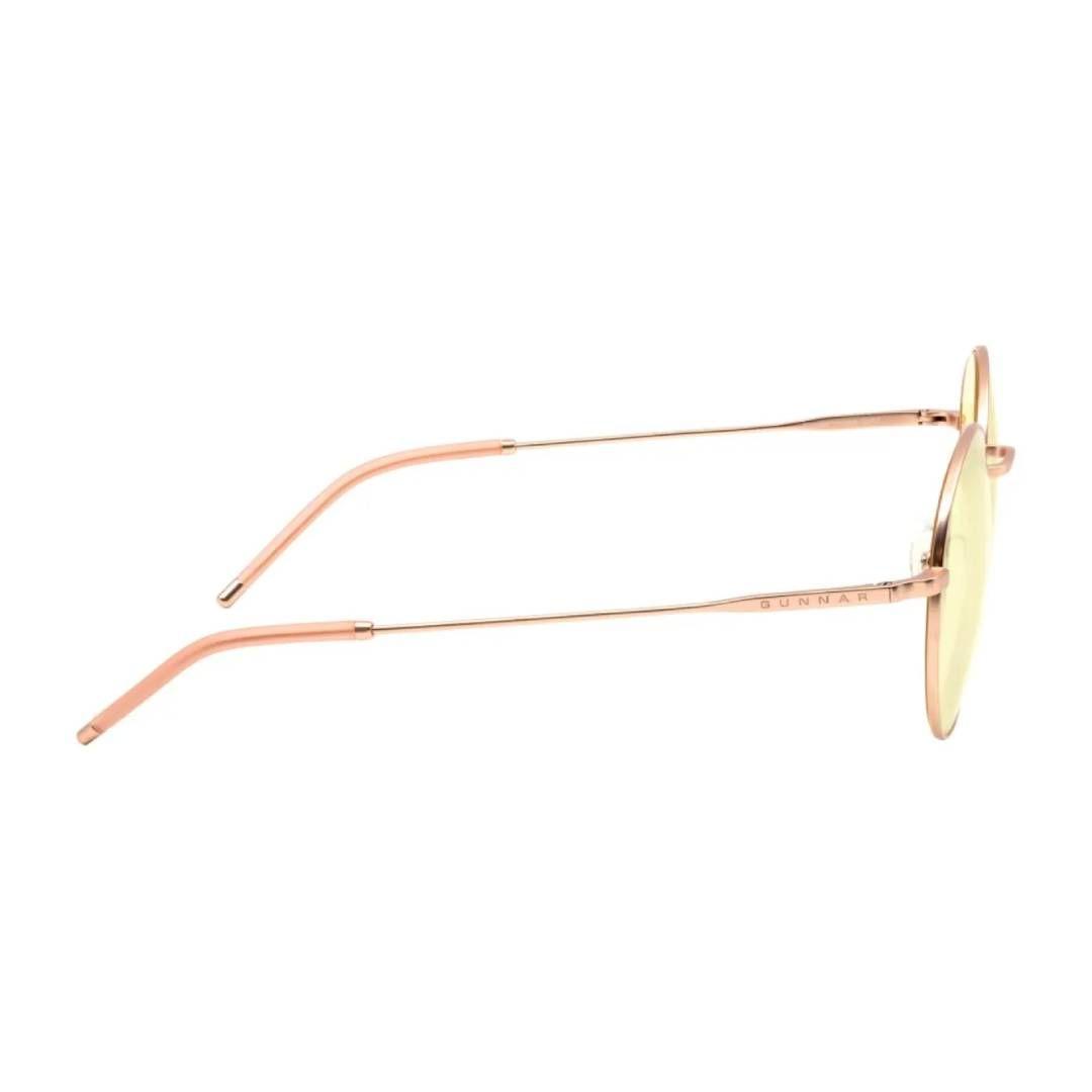Lentes Gamer Gunnar Ellipse Rose Gold Amber-2