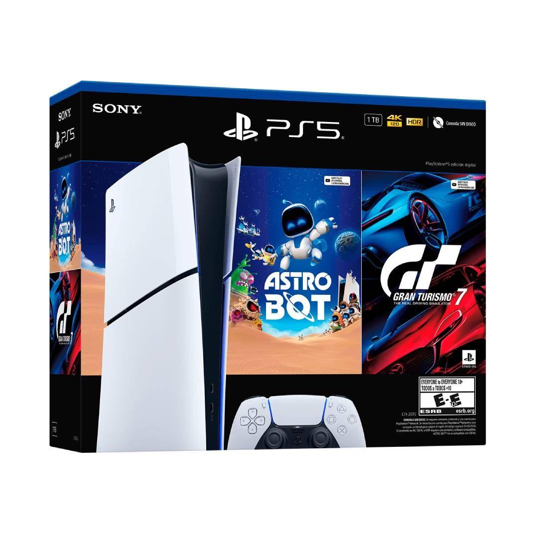 Consola PS5 Slim Digital + Astro Bot + GT7 Limited Edition-2
