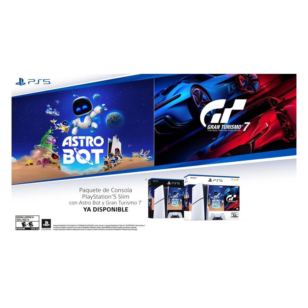 Consola PS5 Slim Digital + Astro Bot + GT7 Limited Edition-3