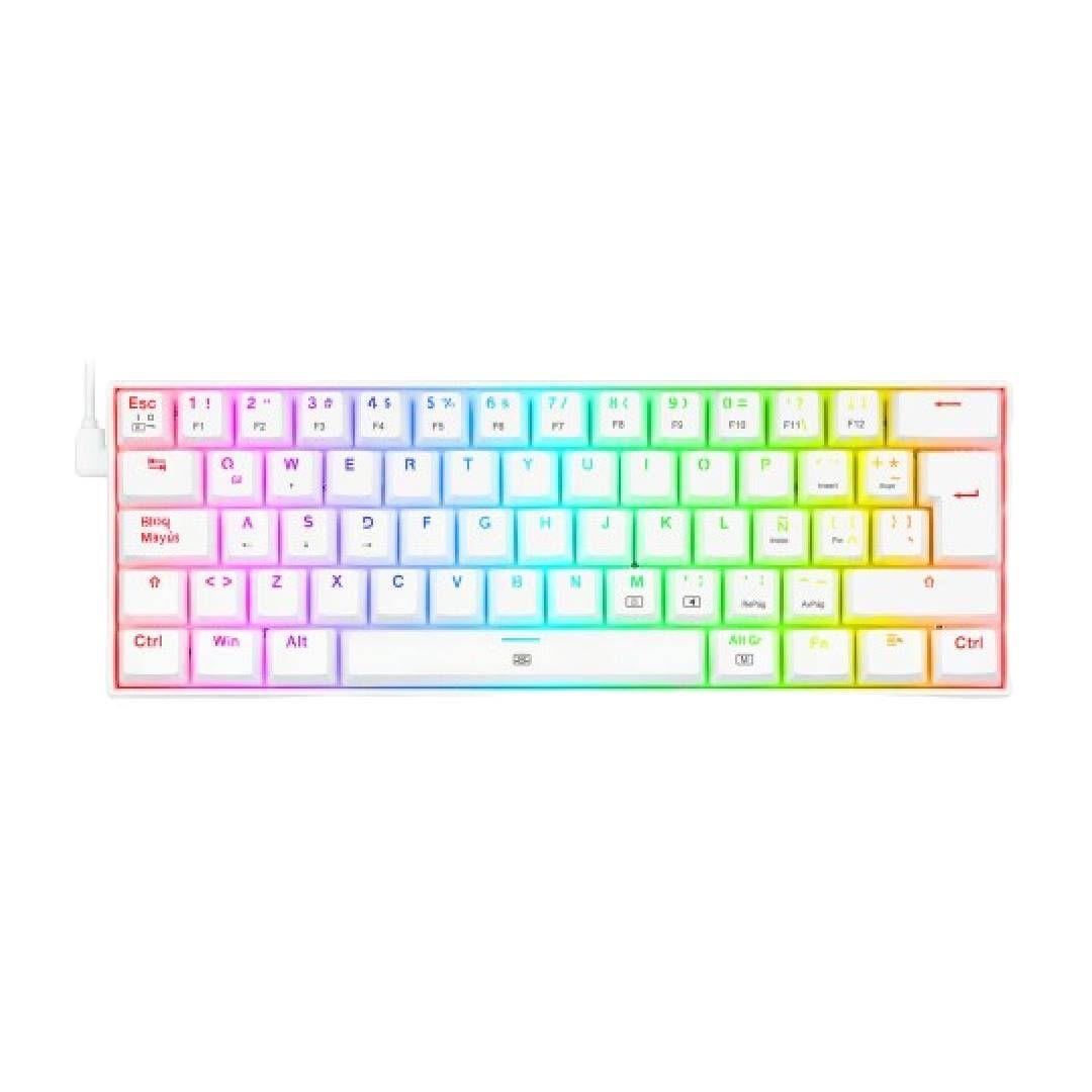 Teclado Redragon K630 Dragonborn White Switch Brown Español-0