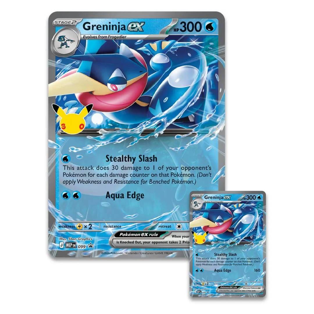 Pokémon TCG: 30th Celebration Ex Box Greninja INGLES-1