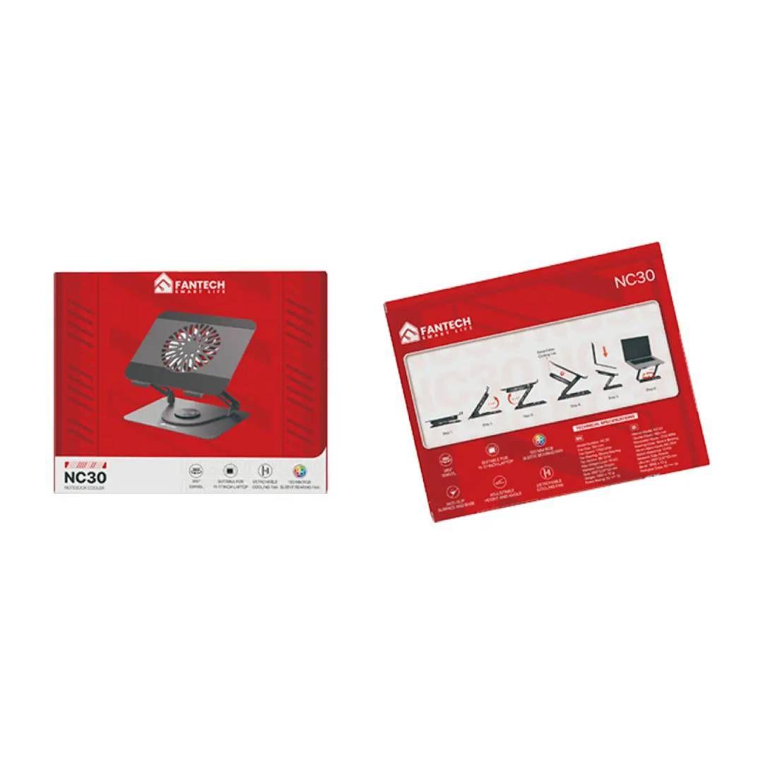 Base de Notebook Fantech NC30 RGB Grey-4