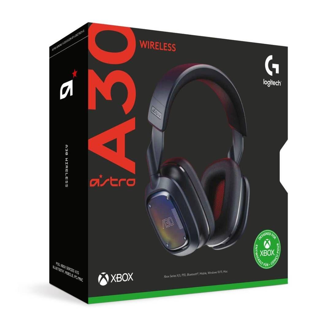 Audifonos Logitech Astro A30 Navy Wireless para Xbox-3