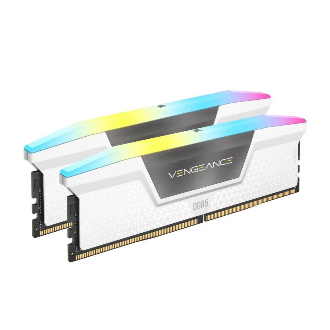 Memoria RAM Corsair Vengeance RGB 32GB (2x16) 6000MHz Blanco-0