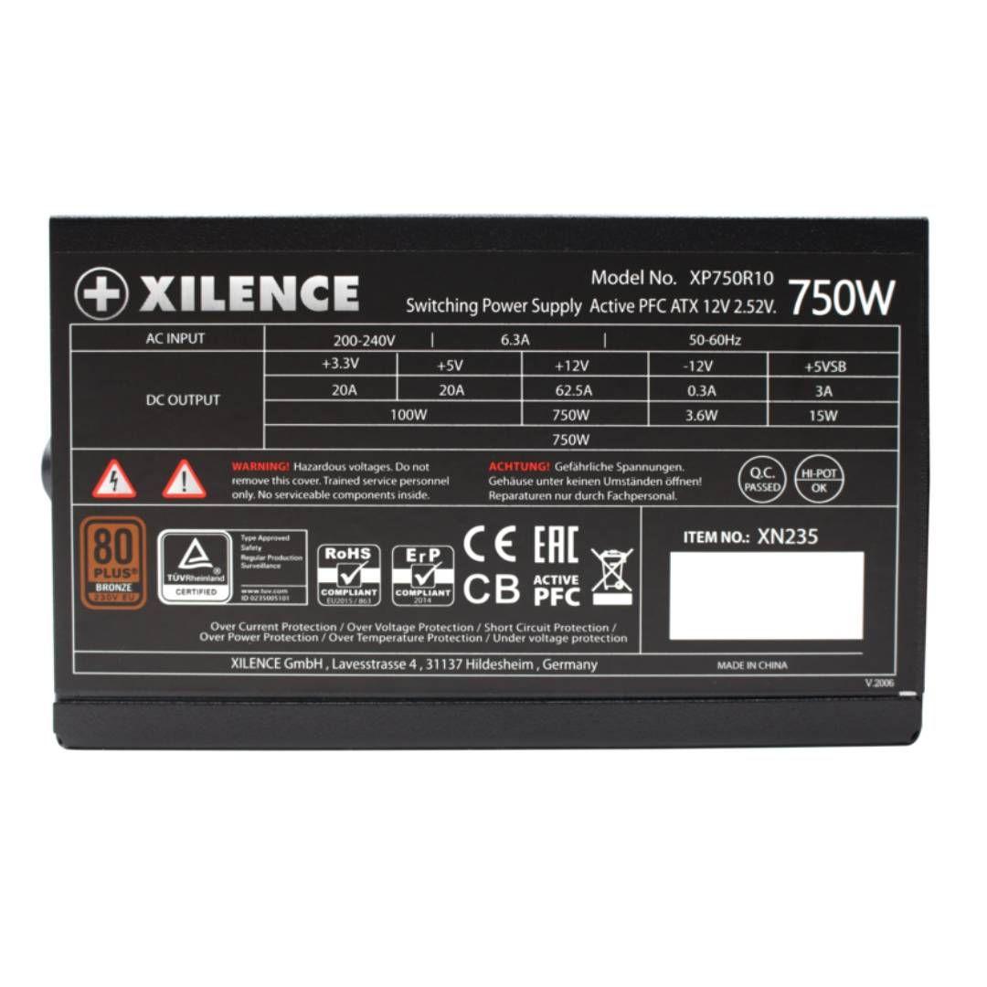 Fuente de Poder Xilence Gaming Bronze 750W 80+ BRONZE-3