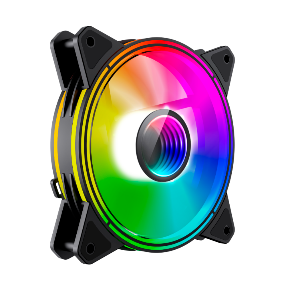 Ventilador Gamemax Rainbow FN-12Rainbow-Q-12cm ARGB-0