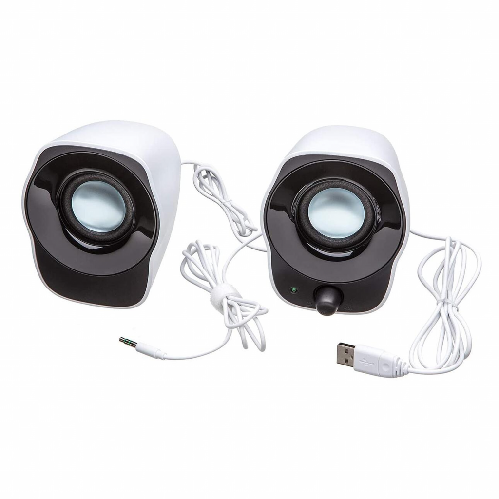 Parlantes Logitech Z120 2.0 USB Blanco-0