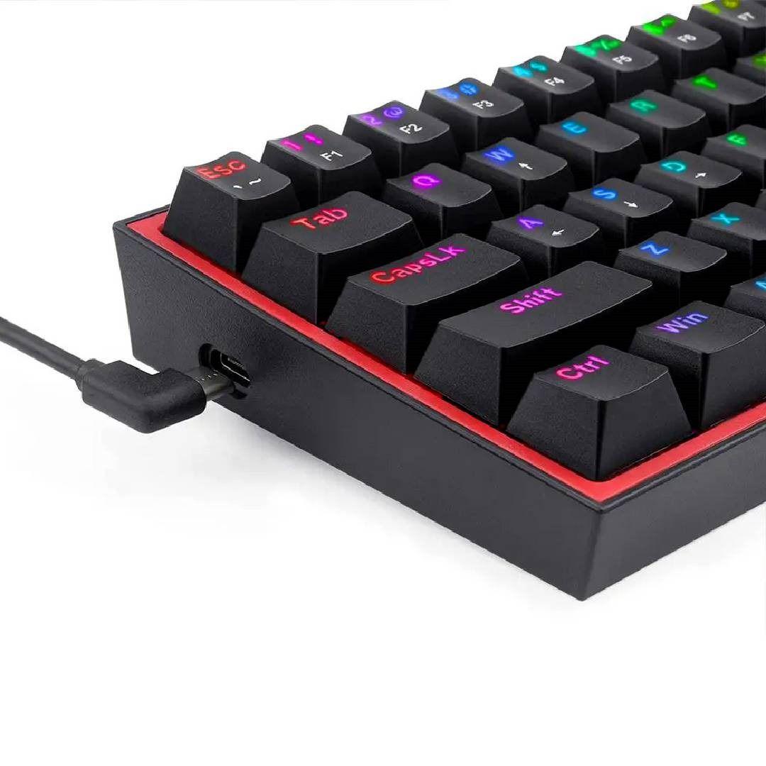 Kit de Teclado y Mouse Redragon k617RGB SP + M724 Negro S143-3