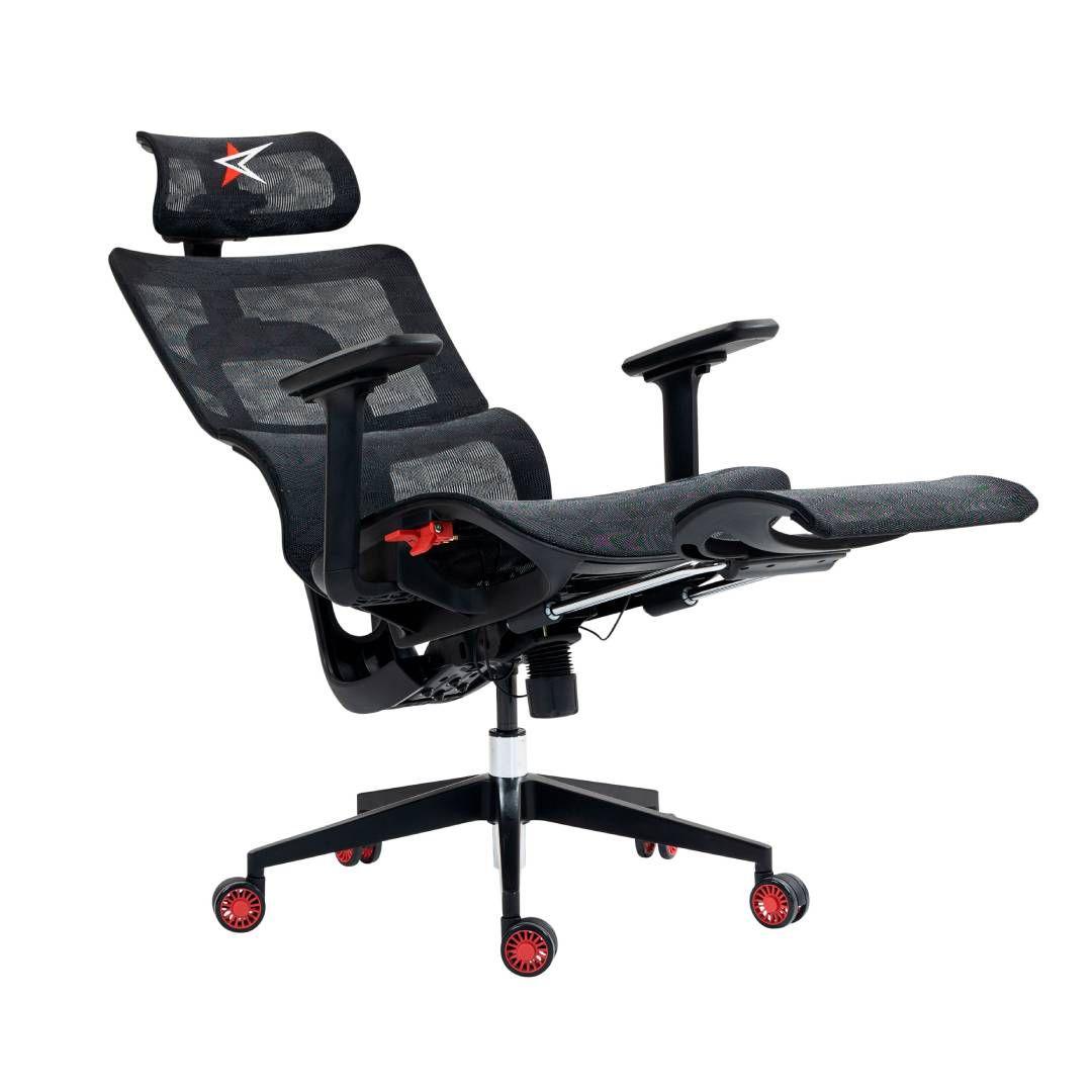 Silla Ergonómica DRAGSTER M4 TriMesh Black-2