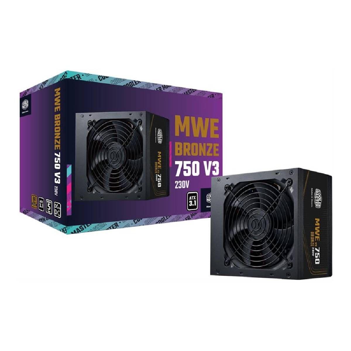Fuente de Poder Cooler Master V3 750W 80 Plus Bronze-0