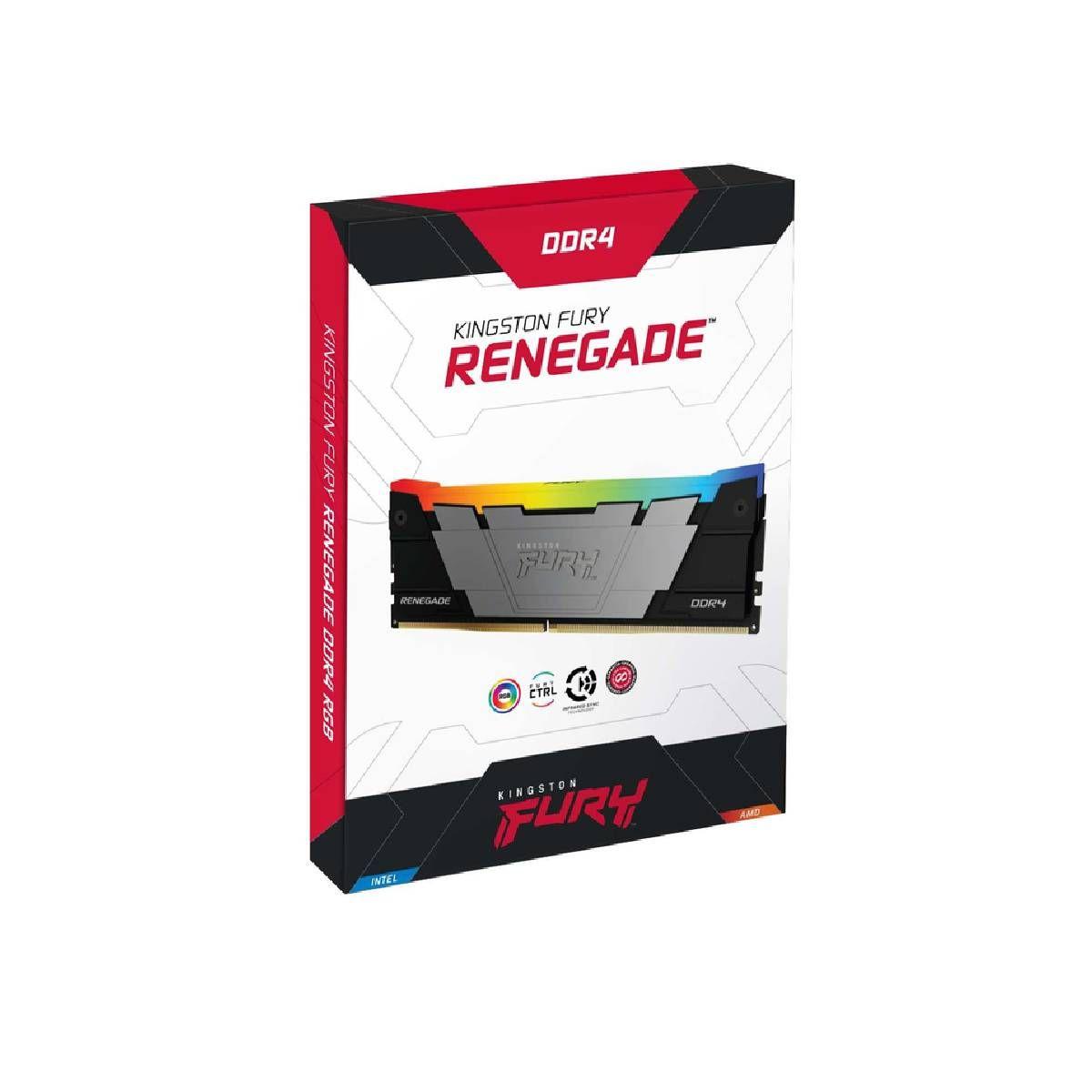 Memoria RAM Kingston Fury Renegade RGB DDR4 8GB 3200Mhz-2