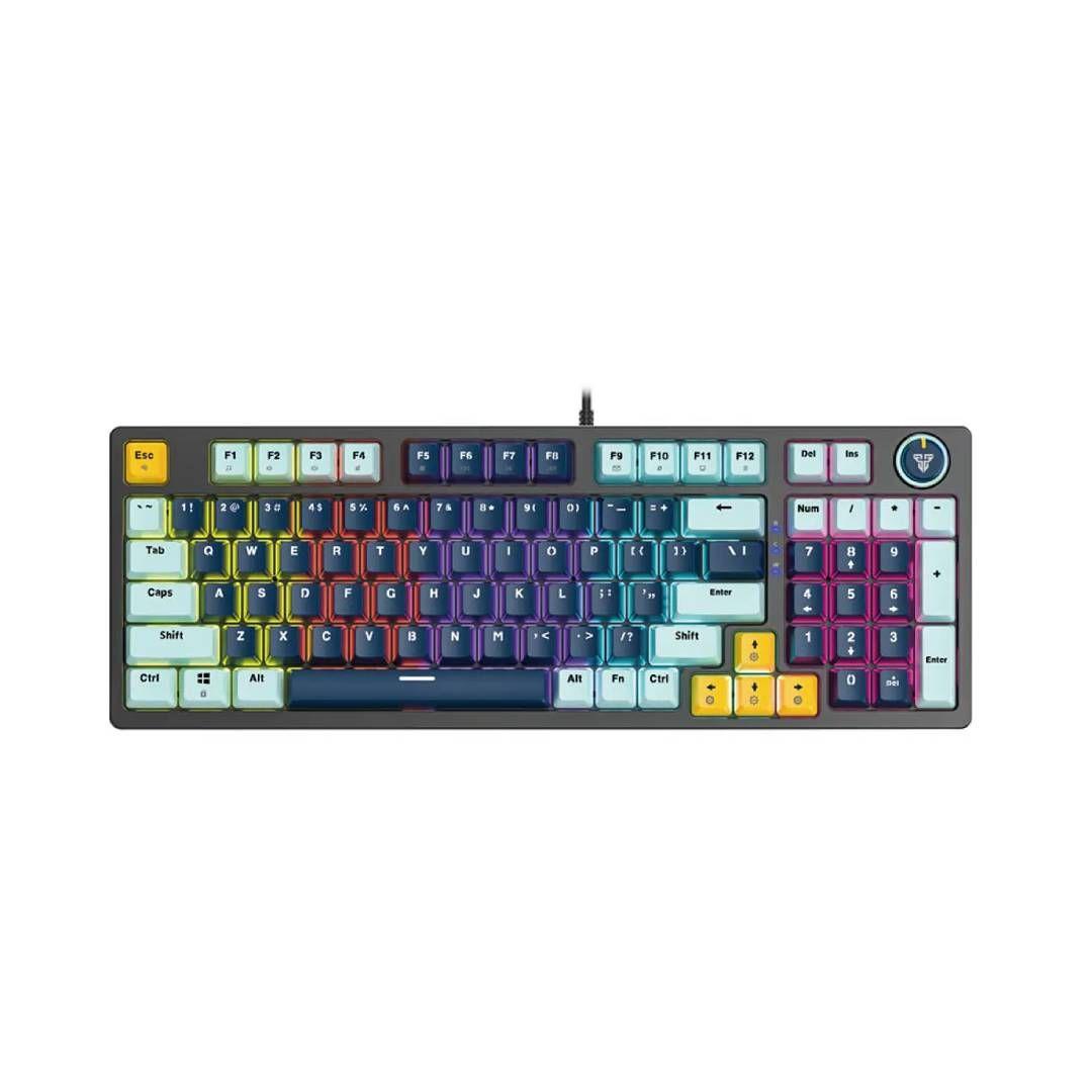 Teclado Fantech MK890V2 ATOM96 Mizu Edition Navy Sw Blue-0