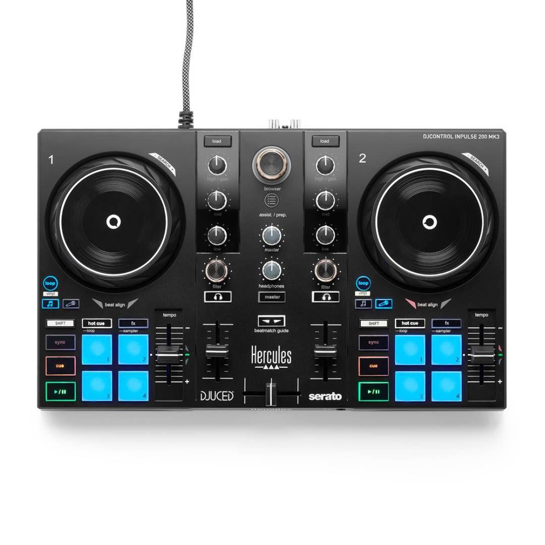 Controladora DJ Hercules DJControl Inpulse 200 MK3-0