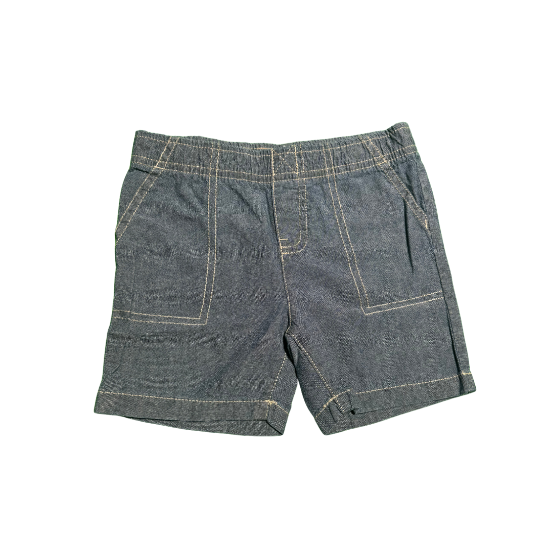 Conjunto Bebé Carters 2 Piezas Azul Camisa Cuadros 24 Meses-3